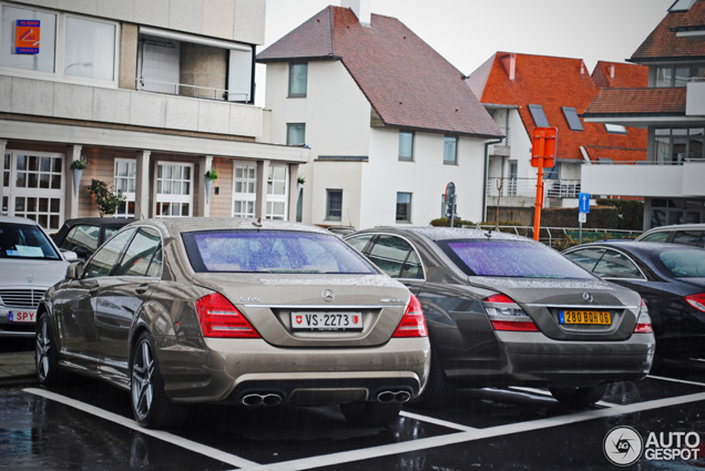 Erg chique: Mercedes-Benz S 65 AMG V211 2010 in een bijzonder kleurtje