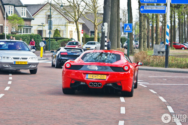 Spot van de dag: gloednieuwe Ferrari 458 Italia! 