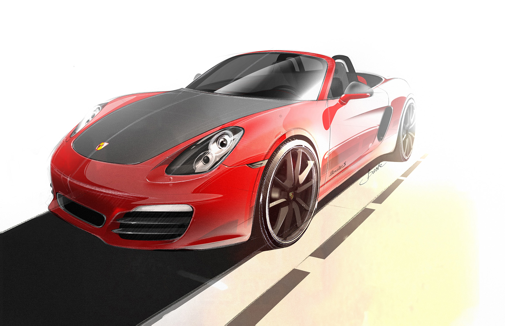 Porsche Boxster S Red 7 speciaal voor de Nederlandse markt