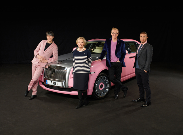 Rolls-Royce kleurt roze voor het goede doel