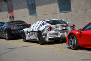Spotted: several test models from Ferrari