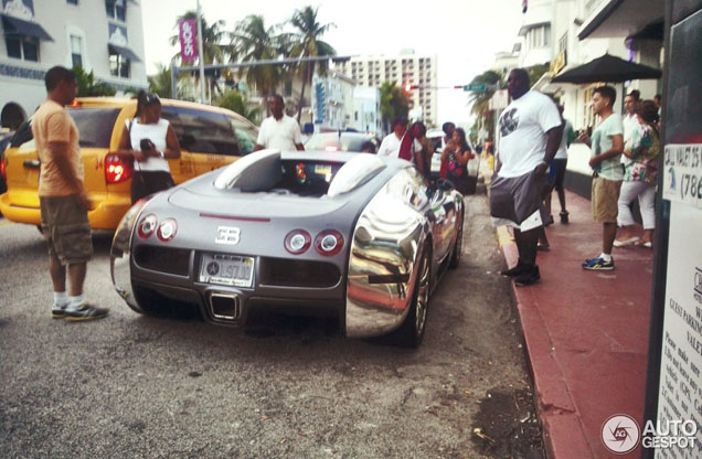 Superster Flo Rida gespot met zijn Bugatti Veyron 16.4