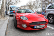 Very rare red Aston Martin DB7 Vantage spotted in Berlin