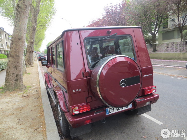 Mercedes-Benz G 55 AMG in een stijlvolle kleur gespot