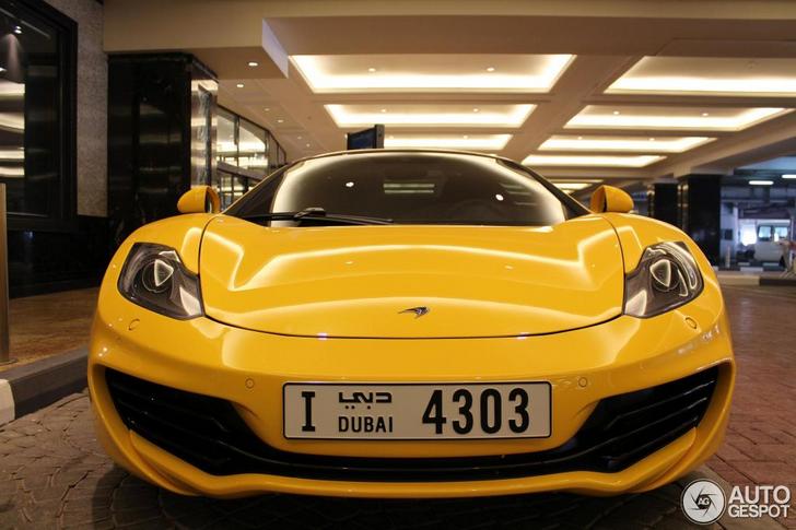 Exotische McLaren MP4-12C Spider gespot