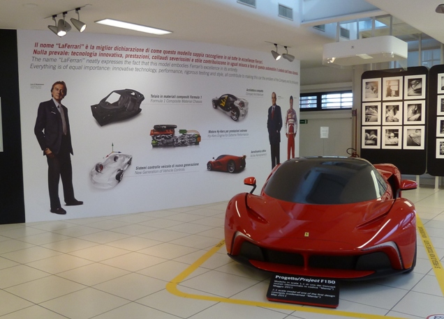 Le Musée Ferrari de Maranello expose la LaFerrari