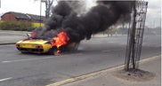 Video: Lamborghini Miura SV in fiamme!!