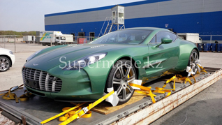 One of the Aston Martin One-77's can be spotted in Kazakhstan!