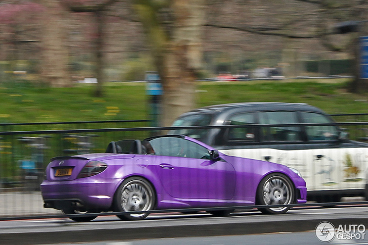 Does purple make the Mercedes-Benz SLK a womens car?