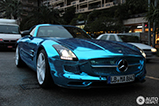 Mercedes-Benz SLS AMG Electric Drive gespot in Monaco