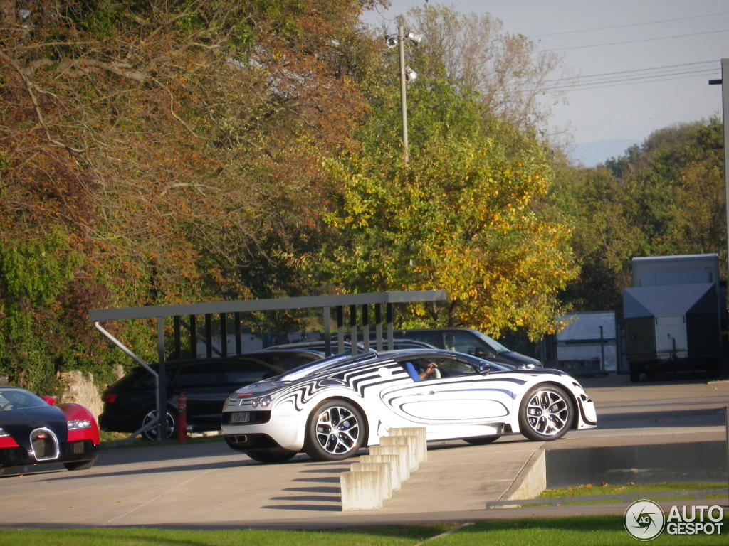 L'or Blanc thema ook op Bugatti Veyron 16.4 Grand Sport Vitesse