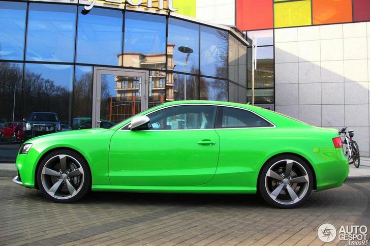 Lust jij de Audi RS5 ook zó groen?