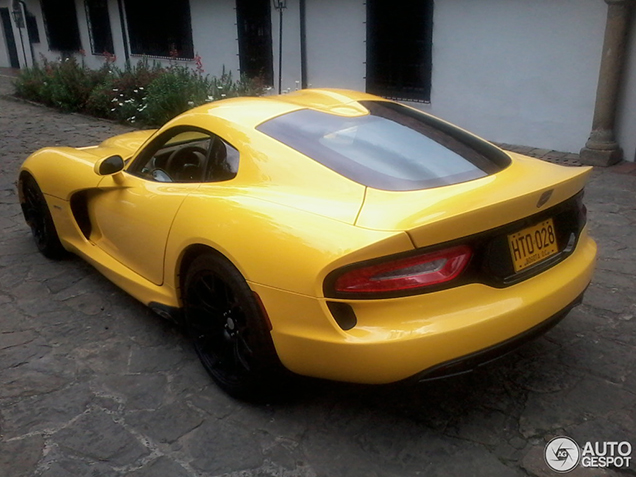 Gespot in Colombia: SRT Viper GTS 2013
