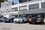 Gespot: Bugatti-trio in Praag 