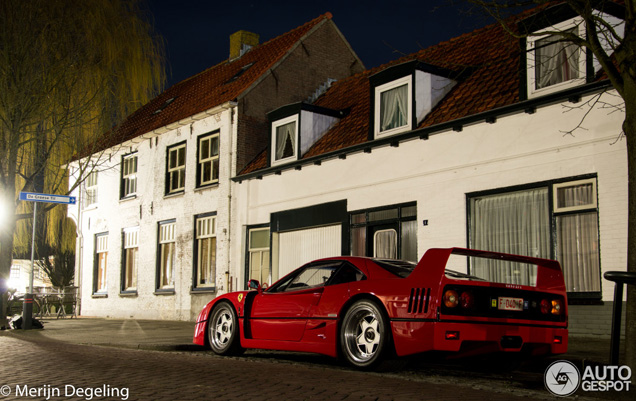 Spot van de dag: Ferrari F40