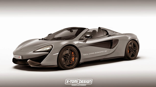 Rendering: McLaren 570S Spider