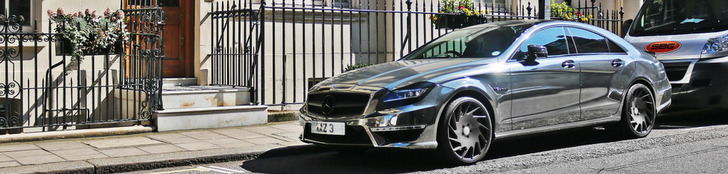 Spotted: distasteful Mercedes-Benz CLS 63 AMG