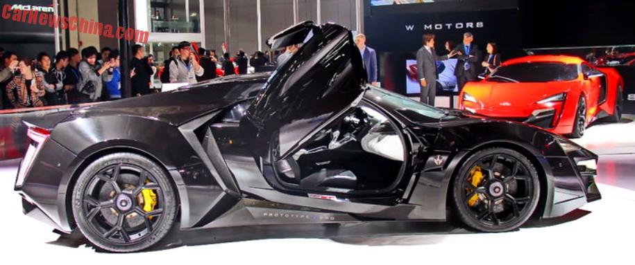 W Motors Lykan HyperSport serieus duur voor Chinese markt 