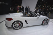 2015 纽约车展: 保时捷 Boxster Spyder