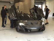 McLaren P1 is doing some testing laps on Spa-Francorchamps