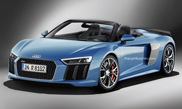 构图: 这可能就是奥迪 R8 V10 Plus Spyder 的模样