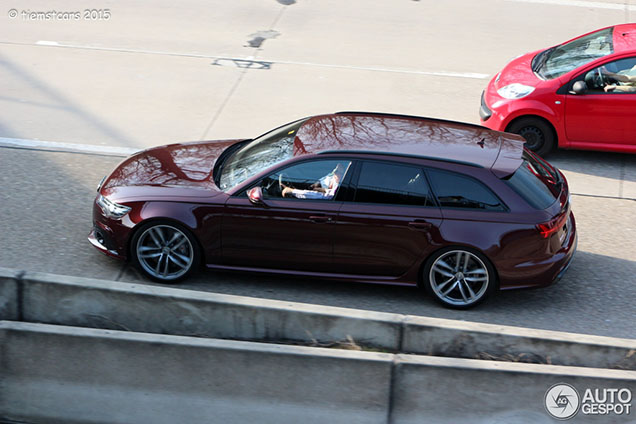 Bijzonder gekleurde Audi RS6 Avant trekt je aandacht