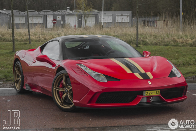 Spot van de dag: Ferrari 458 Speciale