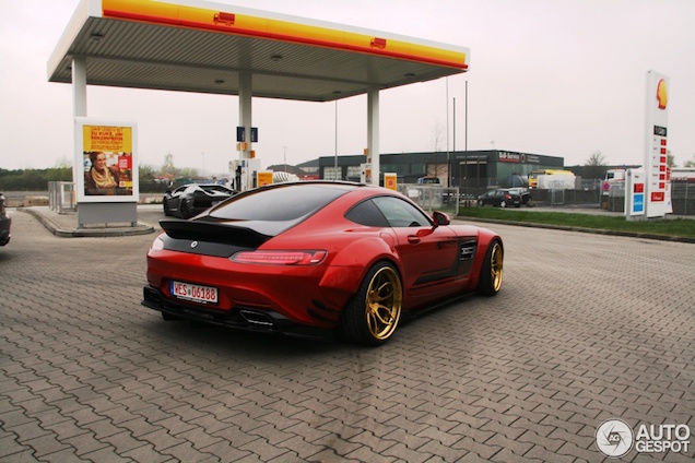 Vooral heel breed: Mercedes-AMG GT S door Prior Design