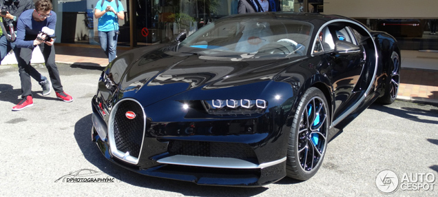 Bugatti Chiron maakt zijn opwachting in Monaco