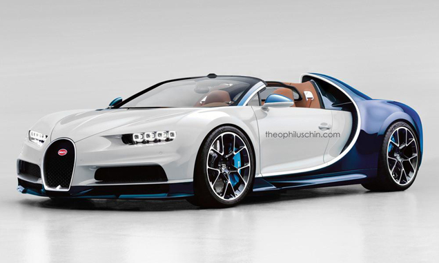 Rendering: Bugatti Chiron Grand Sport