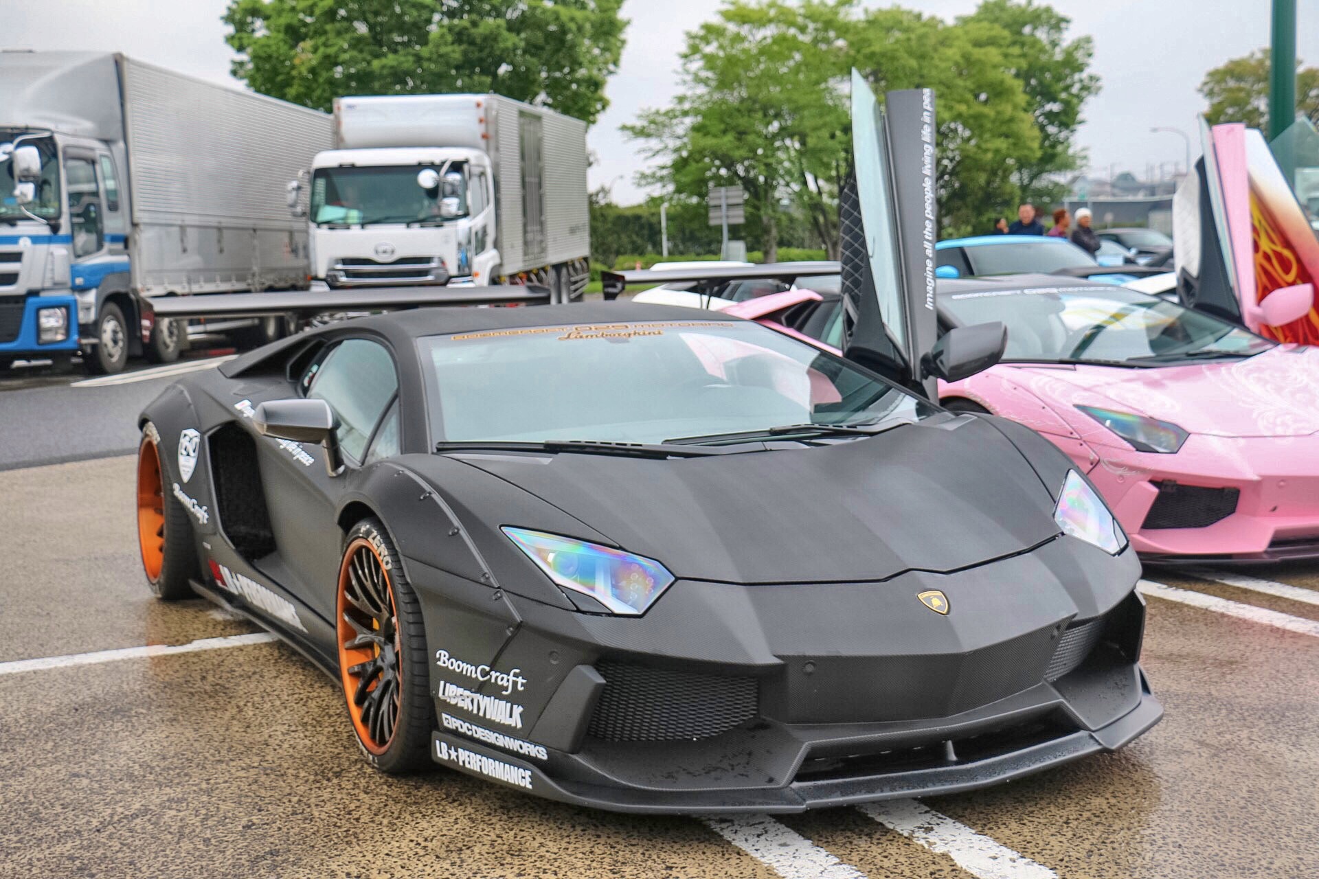 Lamborghini's zijn het meest extreem in Japan