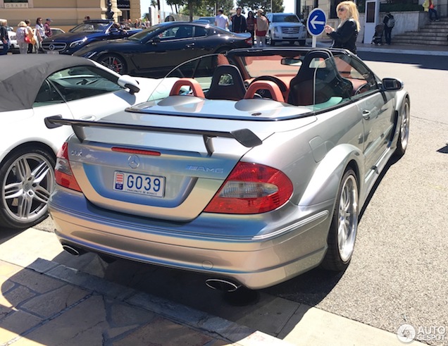 Topspot: Mercedes CLK DTM AMG Cabriolet in zonnig Monaco