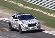 Jaguar F-PACE SVR gespot op de Nürburgring