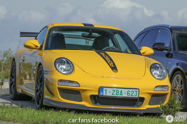 Gele Porsche 997 GT3 RS steekt prima in elkaar