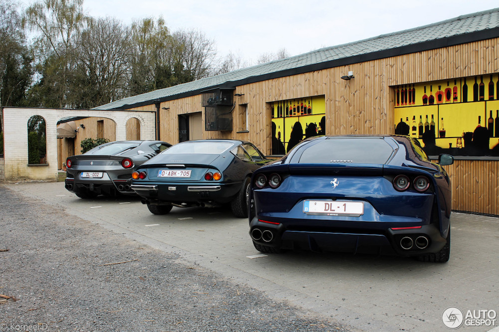Combo：三部各具代表性的法拉利 GT车齐聚一堂