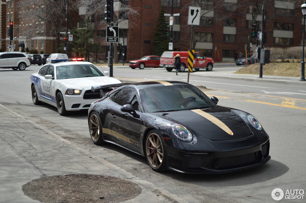 Deze Porsche 991 GT3 MkII heeft het benauwd…