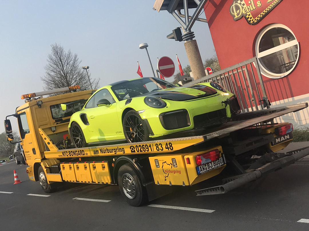 Porsche 991 GT2 RS heeft nu al pijnlijke littekens