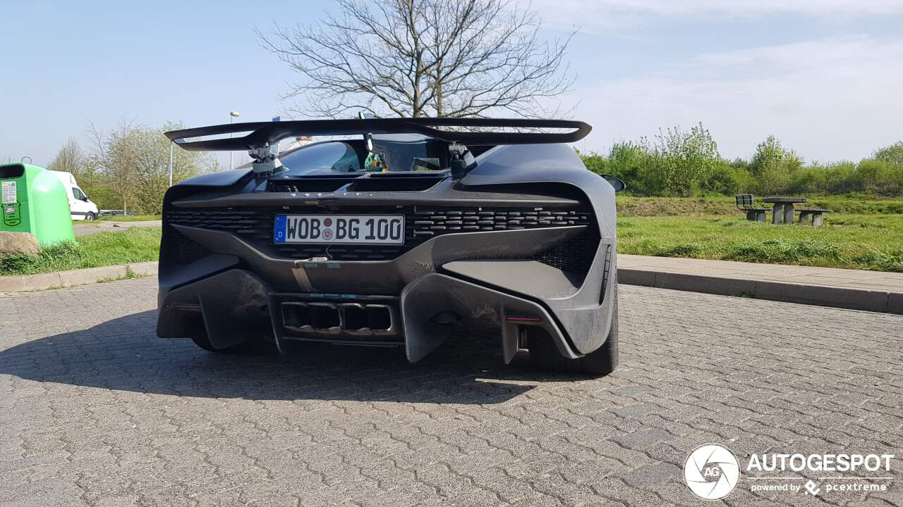 Bugatti Divo heeft niet de allure als op de autoshow van Genève