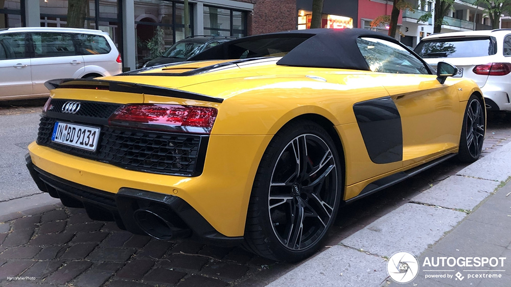 Primeur gespot: Audi R8 V10 Spyder Performance 2019