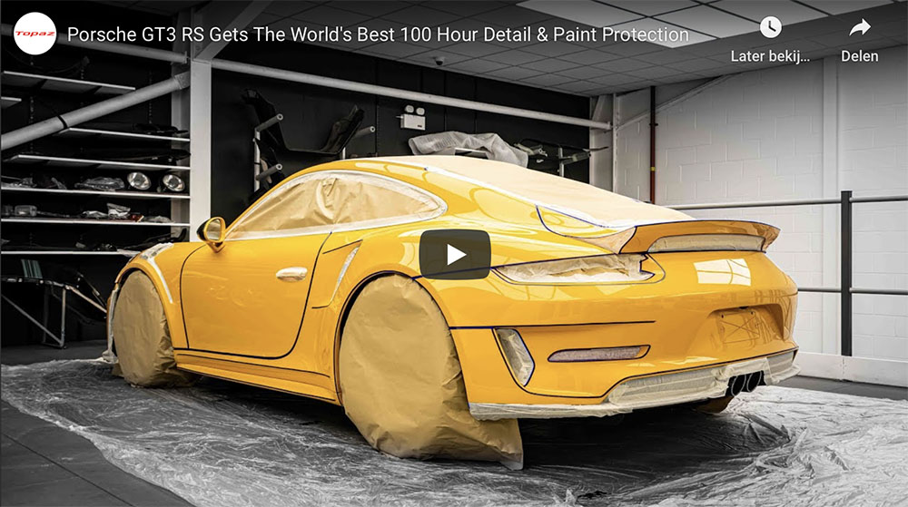 Movie: Porsche 991 GT3 RS is restored to factory state