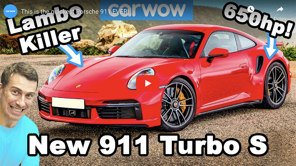 Filmpje: carwow test de Porsche 992 Turbo S