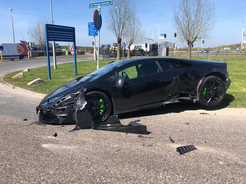 Lamborghini Huracán LP610-4 heeft pijnlijk momentje