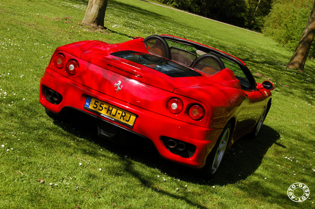 Dubbelshoot: Audi RS4 en Ferrari 360 Spider