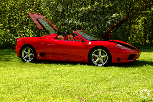 Dubbelshoot: Audi RS4 en Ferrari 360 Spider