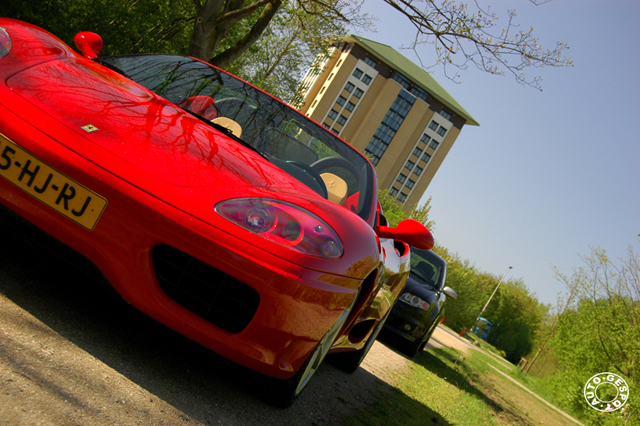 Dubbelshoot: Audi RS4 en Ferrari 360 Spider