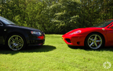 Dubbelshoot: Audi RS4 en Ferrari 360 Spider