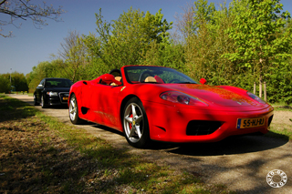 Dubbelshoot: Audi RS4 en Ferrari 360 Spider