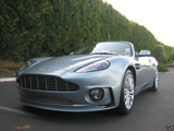 Jaguar XK8 Cabriolet omgebouwd tot Aston Martin Vanquish Cabriolet