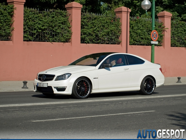 Spot van de dag: Mercedes-Benz C 63 AMG Coupé