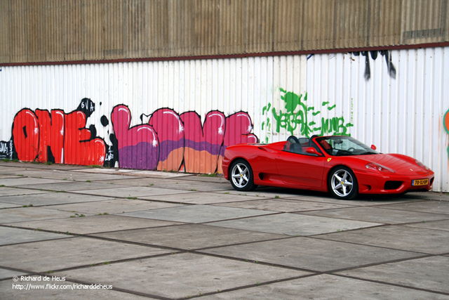 Fotoshoot: Ferrari 360 Spider